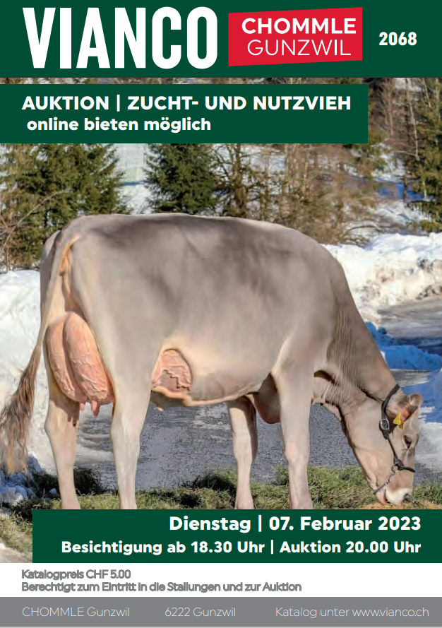 Katalog Auktion Chommle Gunzwil 07.02.2023